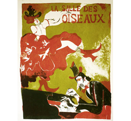 French lithograph print by Mia November