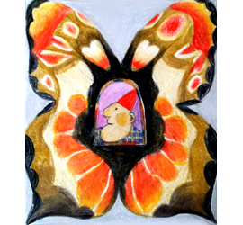 Butterfly illustration  by Mia November